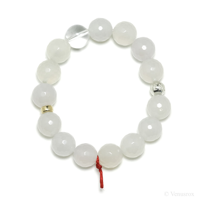 White Agate Bracelet from Brazil | Venusrox