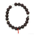 Star Almandine Garnet Bead Bracelet from India | Venusrox