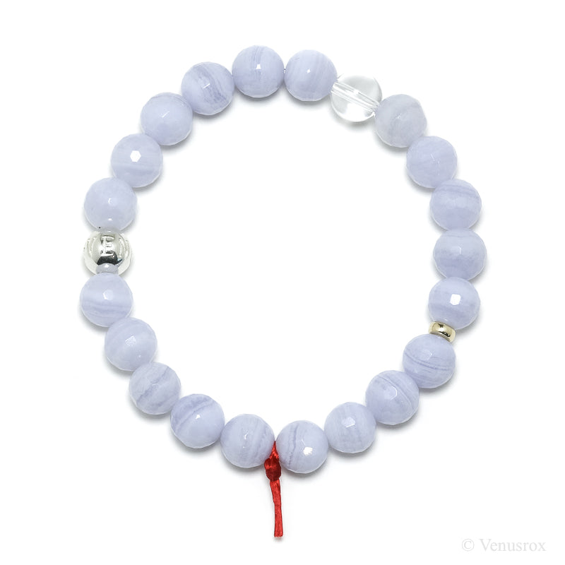 Blue Lace Agate Bracelet from Malawi | Venusrox