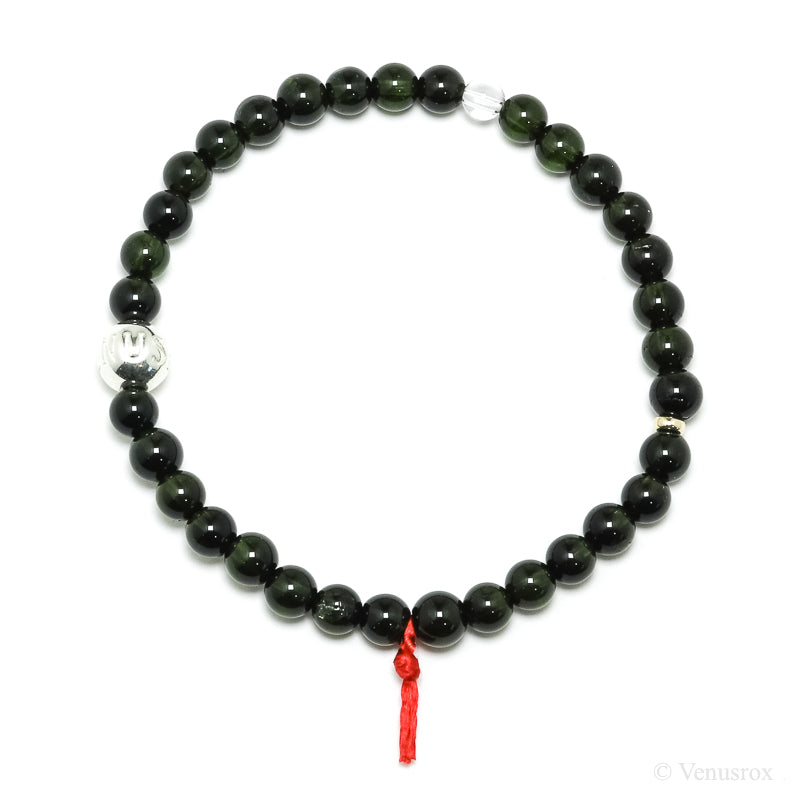 Green Tourmaline Bead Bracelet from Brazil | Venusrox