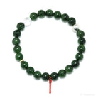 Green Nephrite Jade Bead Bracelet from Canada | Venusrox