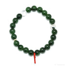 Green Nephrite Jade Bead Bracelet from Canada | Venusrox