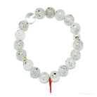 Mica in Quartz Bead Bracelet from Madagascar | Venusrox