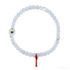 Blue Chalcedony Bead Bracelet from Malawi | Venusrox