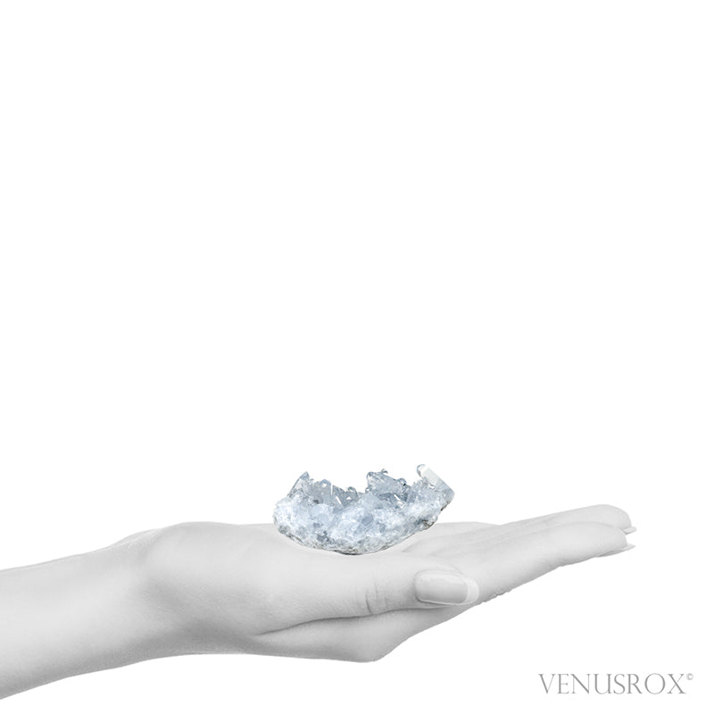 Blue Celestite Natural Cluster from Madagascar | Venusrox