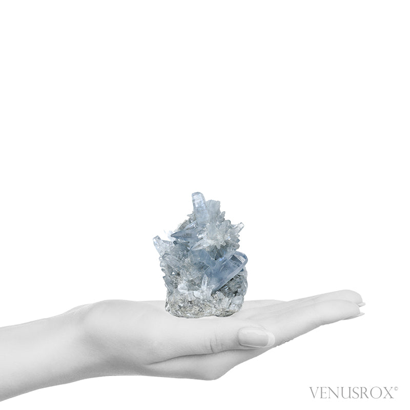 Blue Celestite Natural Cluster from Madagascar | Venusrox