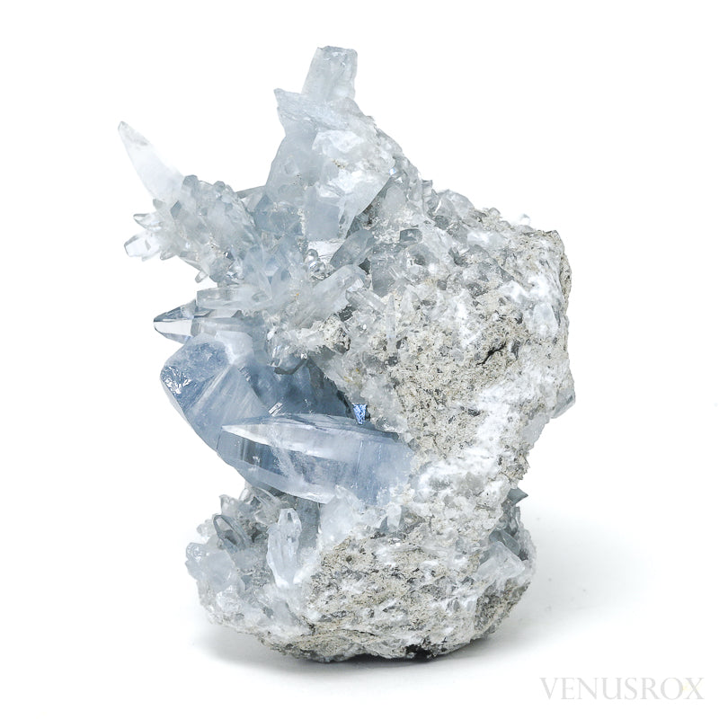 Blue Celestite Natural Cluster from Madagascar | Venusrox