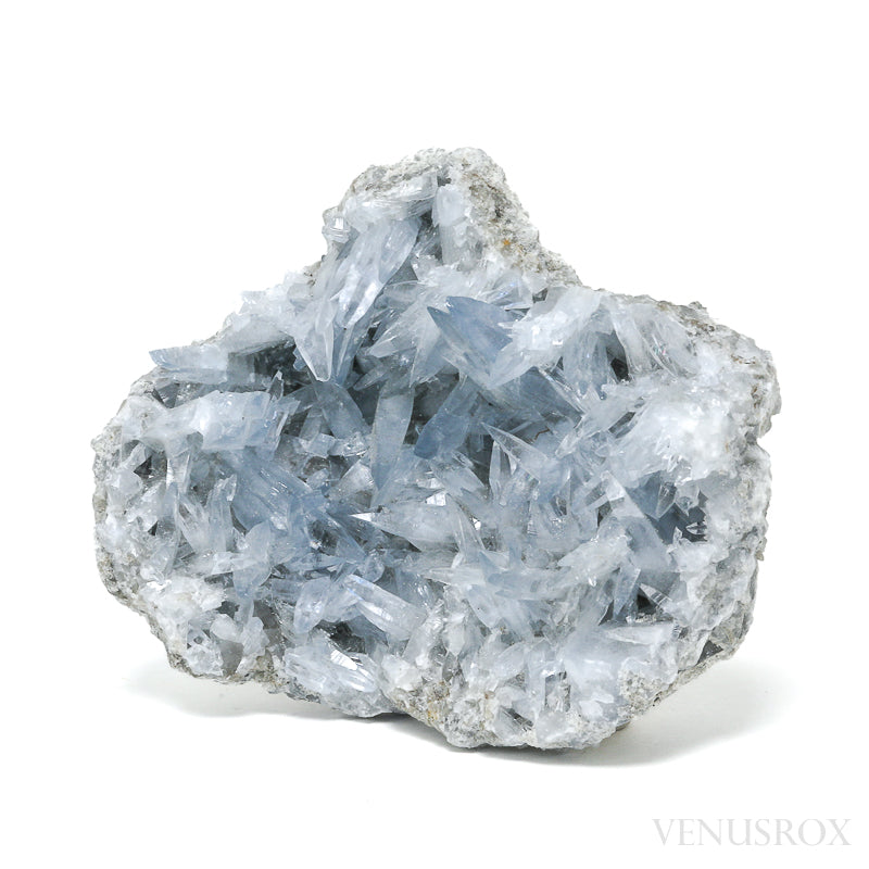 Blue Celestite Natural Cluster from Madagascar | Venusrox