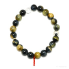 Blonde Tigers Eye with Falcons Eye Bracelet from South Africa | Venusrox