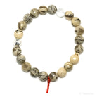 Graphic Feldspar Bead Bracelet from Madagascar | Venusrox