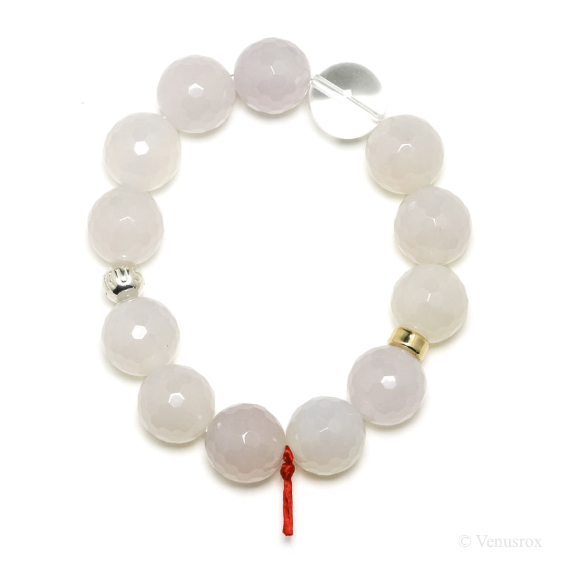 White Agate Bracelet from Brazil | Venusrox