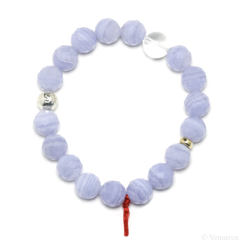 Blue Lace Agate Bracelet from Malawi | Venusrox