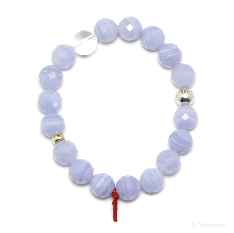 Blue Lace Agate Bracelet from Malawi | Venusrox