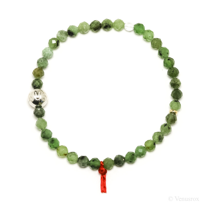 Green Nephrite Jade Bead Bracelet from Canada | Venusrox