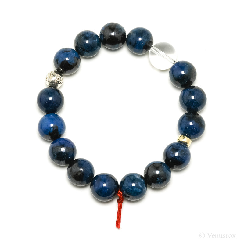 Shattuckite with Cuprite Bracelet from Namibia | Venusrox 