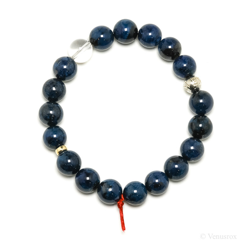 Shattuckite with Cuprite Bracelet from Namibia | Venusrox 