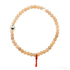 Peach Moonstone Bead Bracelet from India | Venusrox