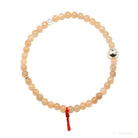 Peach Moonstone Bead Bracelet from India | Venusrox