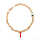 Peach Moonstone Bead Bracelet from India | Venusrox