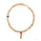 Peach Moonstone Bead Bracelet from India | Venusrox