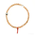 Peach Moonstone Bead Bracelet from India | Venusrox