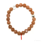 Peach Moonstone Bead Bracelet from India | Venusrox