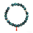 Chrysocolla with Shattuckite, Cuprite & Quartz Bracelet from Peru | Venusrox