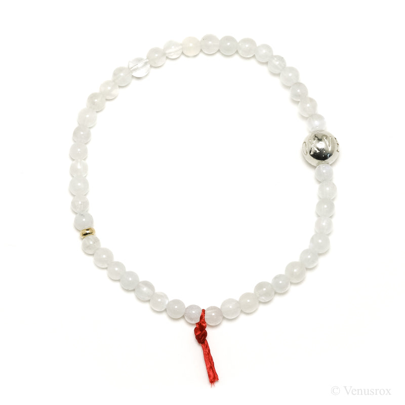 Rainbow Moonstone Bead Bracelet from India | Venusrox