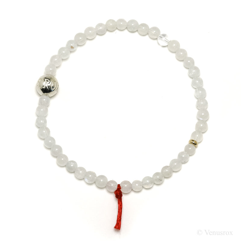 Rainbow Moonstone Bead Bracelet from India | Venusrox