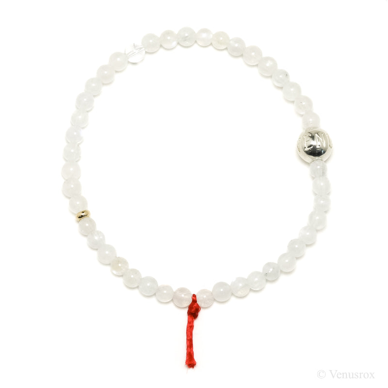 Rainbow Moonstone Bead Bracelet from India | Venusrox