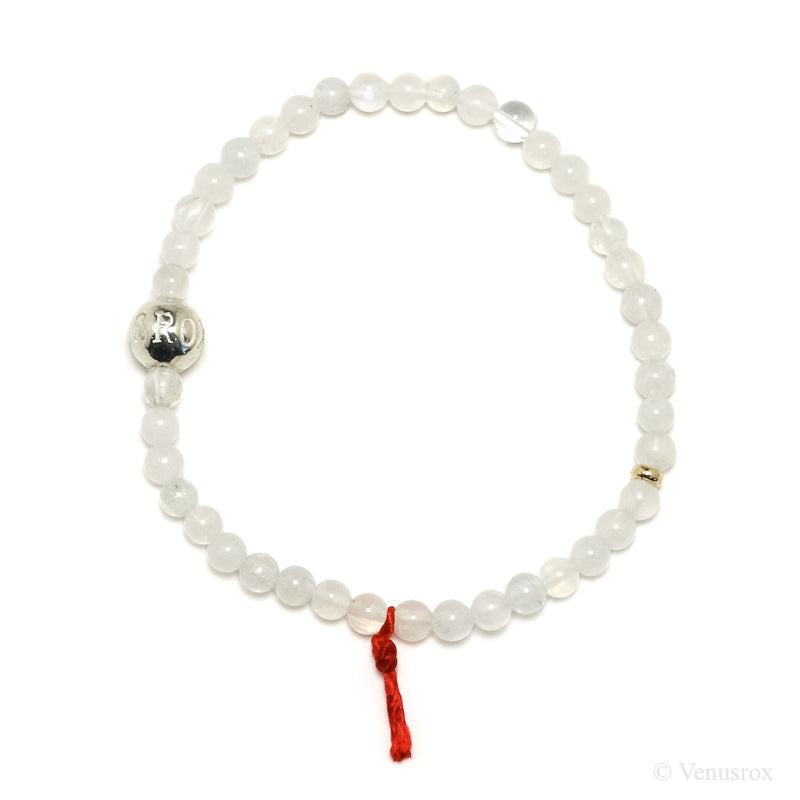 Rainbow Moonstone Bead Bracelet from India | Venusrox