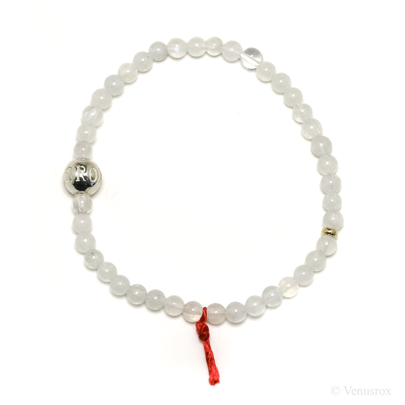 Rainbow Moonstone Bead Bracelet from India | Venusrox