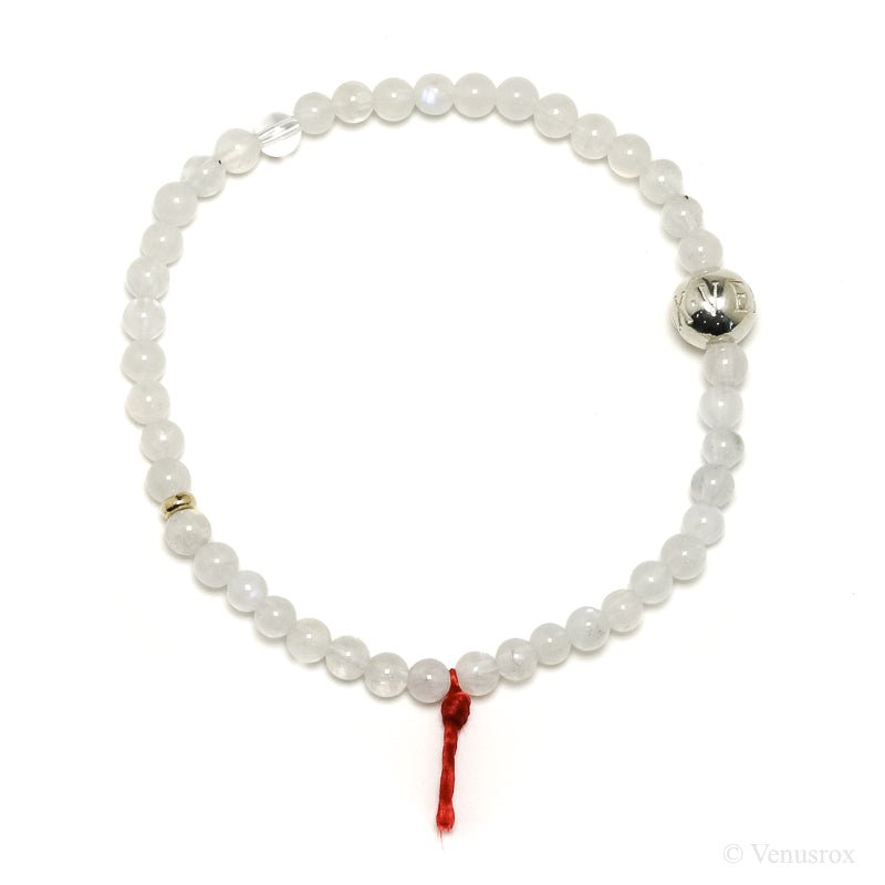 Rainbow Moonstone Bead Bracelet from India | Venusrox