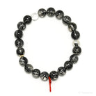 Tourmalinated Quartz Bead Bracelet from Brazil | Venusrox