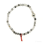 Tourmalinated Quartz Bead Bracelet from Brazil | Venusrox