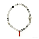 Tourmalinated Quartz Bead Bracelet from Brazil | Venusrox
