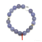 Blue Chalcedony Bead Bracelet from Malawi | Venusrox