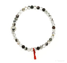 Chlorite/Lodalite Quartz Bead Bracelet from Brazil | Venusrox