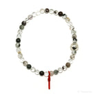 Chlorite/Lodalite Quartz Bead Bracelet from Brazil | Venusrox