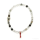 Chlorite/Lodalite Quartz Bead Bracelet from Brazil | Venusrox