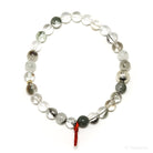 Chlorite/Lodalite Quartz Bead Bracelet from Brazil | Venusrox
