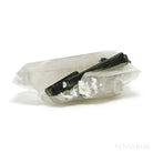 Clear Quartz with Green Tourmaline & Cleavelandite Natural Point from Brazil | Venusrox