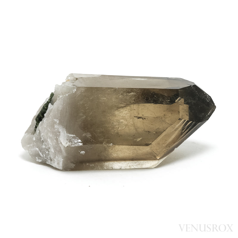 Natural Citrine with Green Tourmaline Point from Brazil | Venusrox