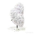 Amethyst with Clear Quartz Druzy Natural Cluster from Mexico mounted on bespoke stand | Venusrox