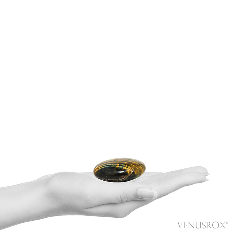 Tigers Eye with Falcons Eye Polished Crystal from South Africa | Venusrox
