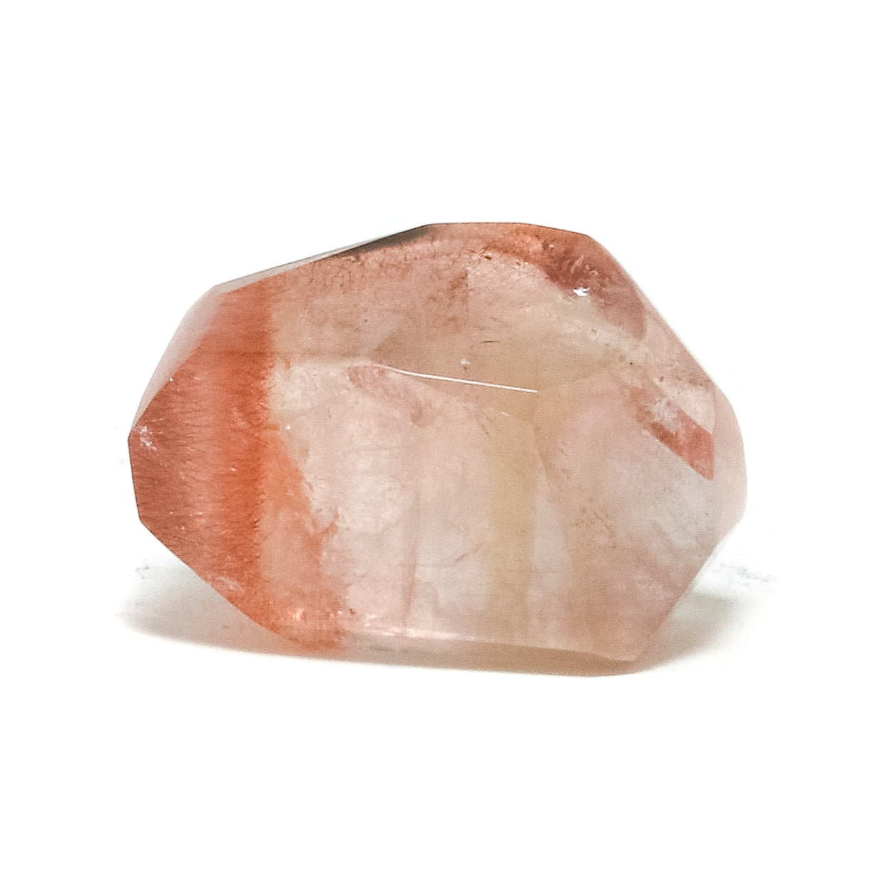 Strawberry Quartz Part Polished Crystal from the Shymkent Region, Kazakhstan | Venusrox