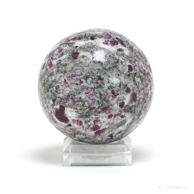 Ruby in Rhyolite Polished Sphere from India | Venusrox