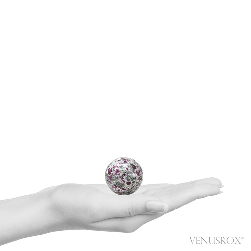 Ruby in Rhyolite Polished Sphere from India | Venusrox