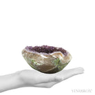 Amethyst with Quartz, Agate & Matrix Part Polished/Part Natural Cluster from Uruguay | Venusrox