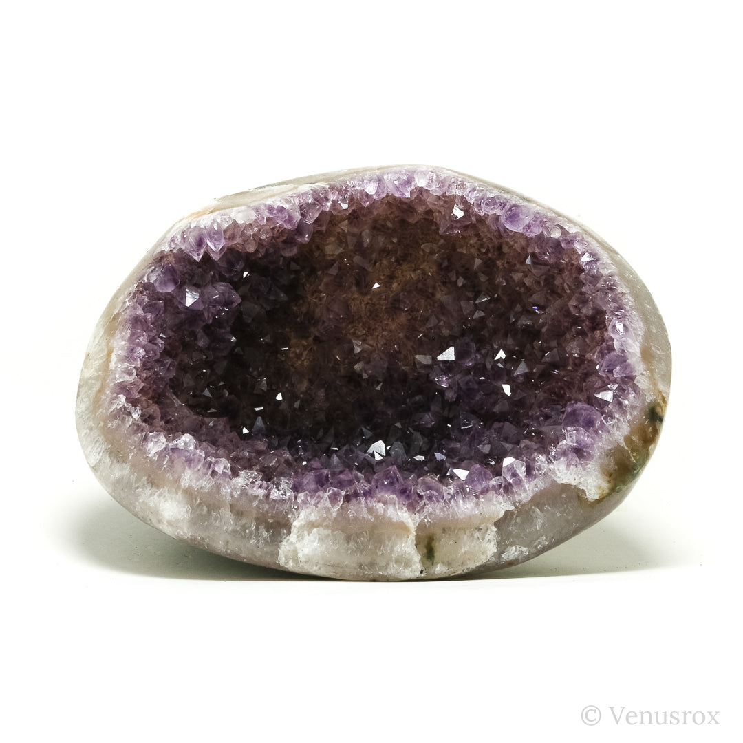 Amethyst with Quartz, Agate & Matrix Part Polished/Part Natural Cluster from Uruguay | Venusrox